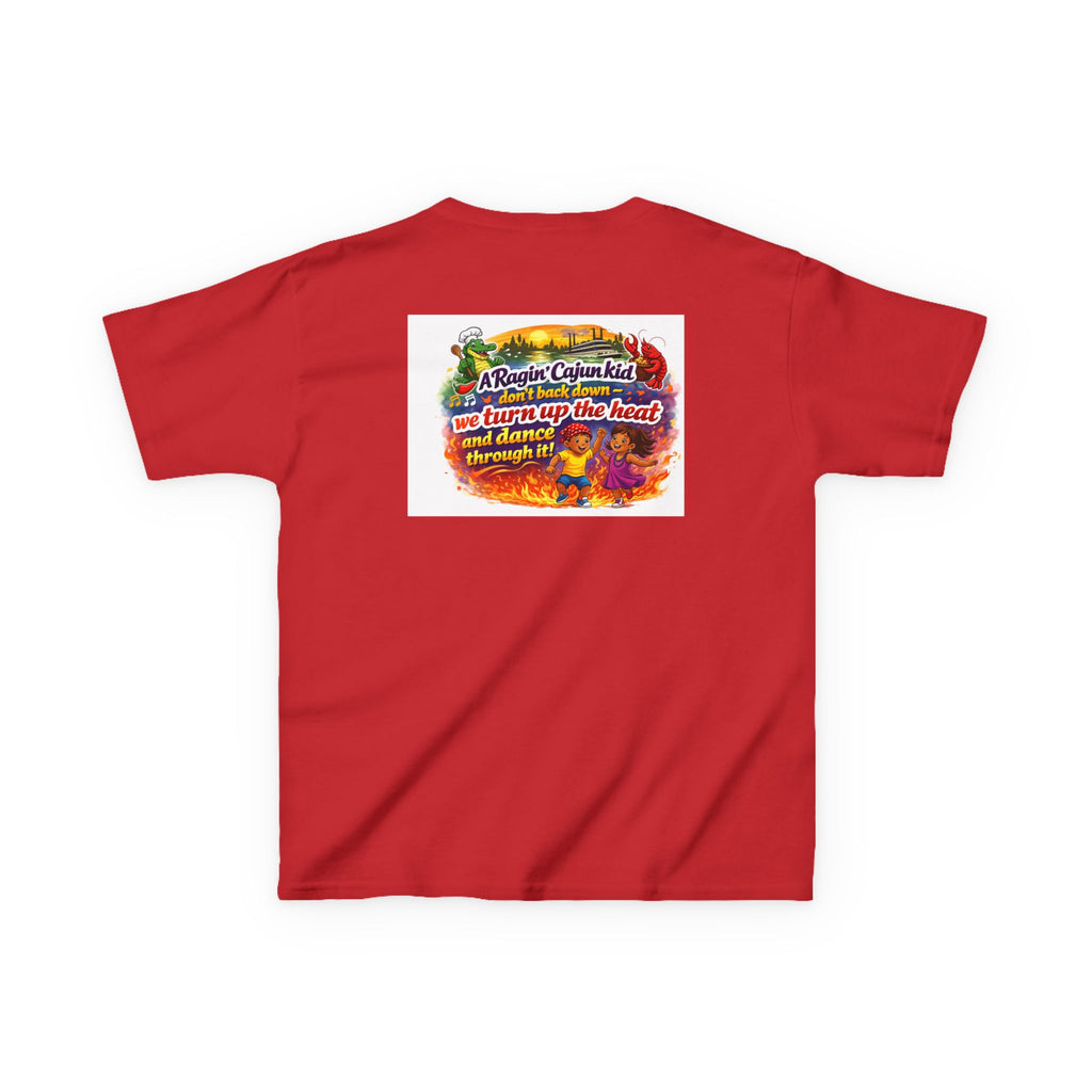 Copy of Copy of Kids Tee — 'Ragin' Cajun' Colorful Creole Heat Graphic T-Shirt