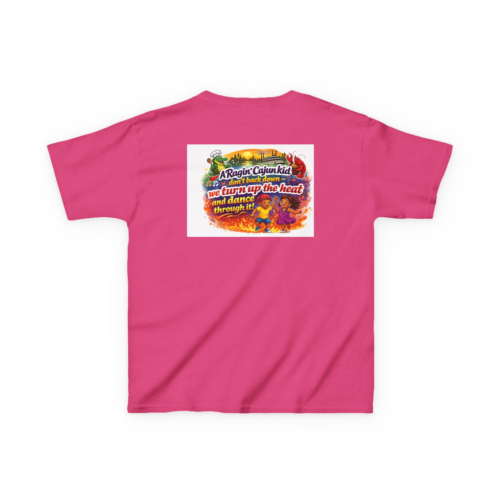 Copy of Copy of Kids Tee — 'Ragin' Cajun' Colorful Creole Heat Graphic T-Shirt