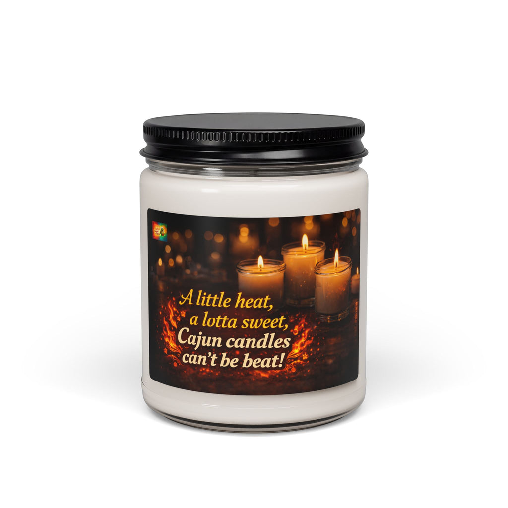 Copy of Cajun Scented Soy Candle 9oz — "A little heat, a lotta sweet" Aromatherapy Jar