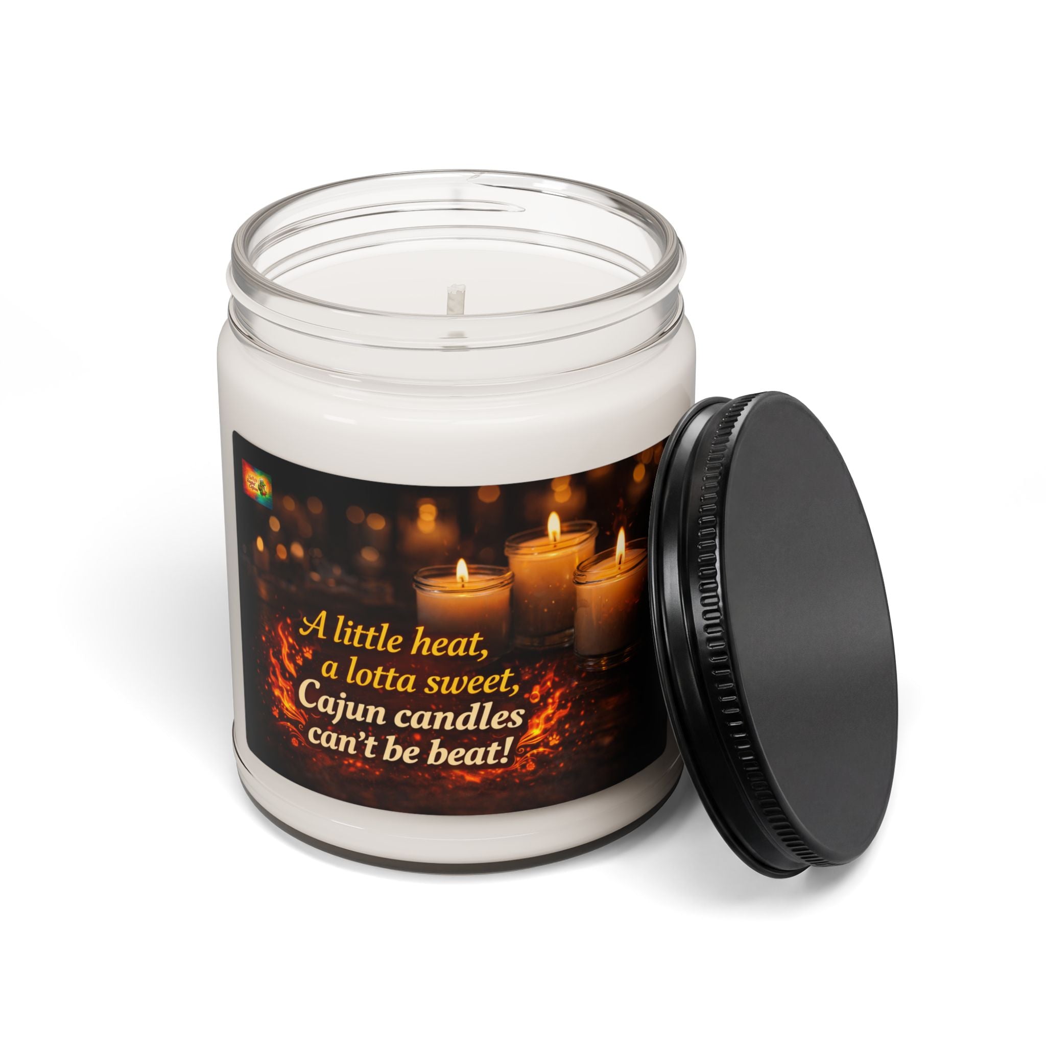 Copy of Cajun Scented Soy Candle 9oz — "A little heat, a lotta sweet" Aromatherapy Jar