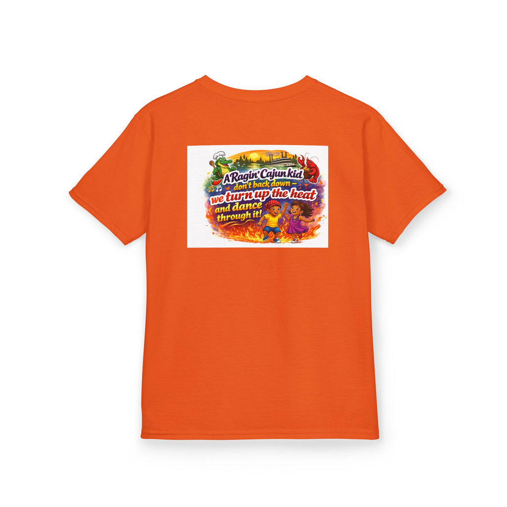Copy of Copy of Kids Tee — 'Ragin' Cajun' Colorful Creole Heat Graphic T-Shirt